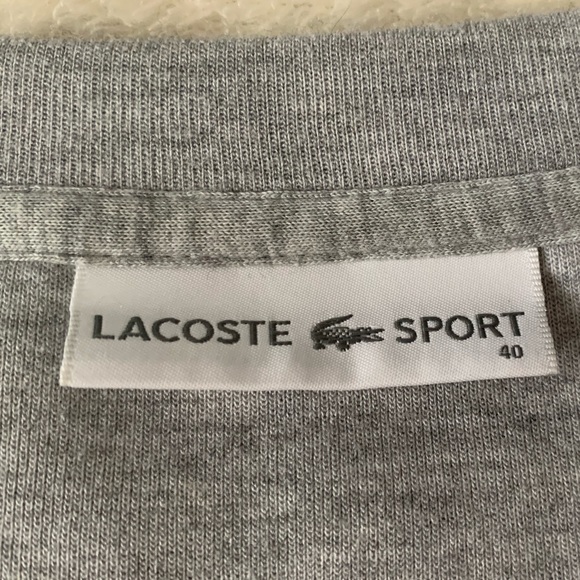 LACOSTE grey crew neck - Picture 5 of 7